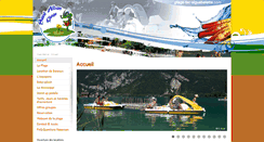 Desktop Screenshot of plage-lac-aiguebelette.com